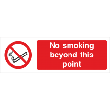 No Smoking Beyond This Point - Landscape
